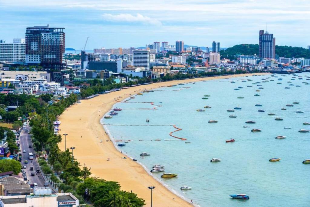 Central Pattaya - Sea View Large Balcony Condo With Infinity Pool Экстерьер фото