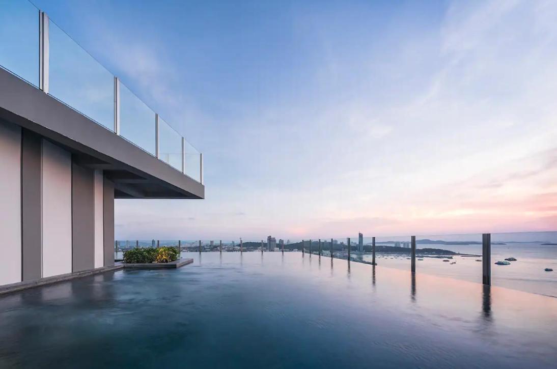 Central Pattaya - Sea View Large Balcony Condo With Infinity Pool Экстерьер фото