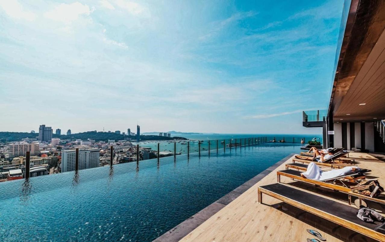 Central Pattaya - Sea View Large Balcony Condo With Infinity Pool Экстерьер фото