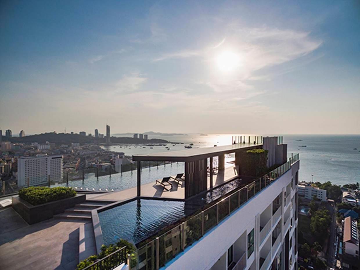 Central Pattaya - Sea View Large Balcony Condo With Infinity Pool Экстерьер фото