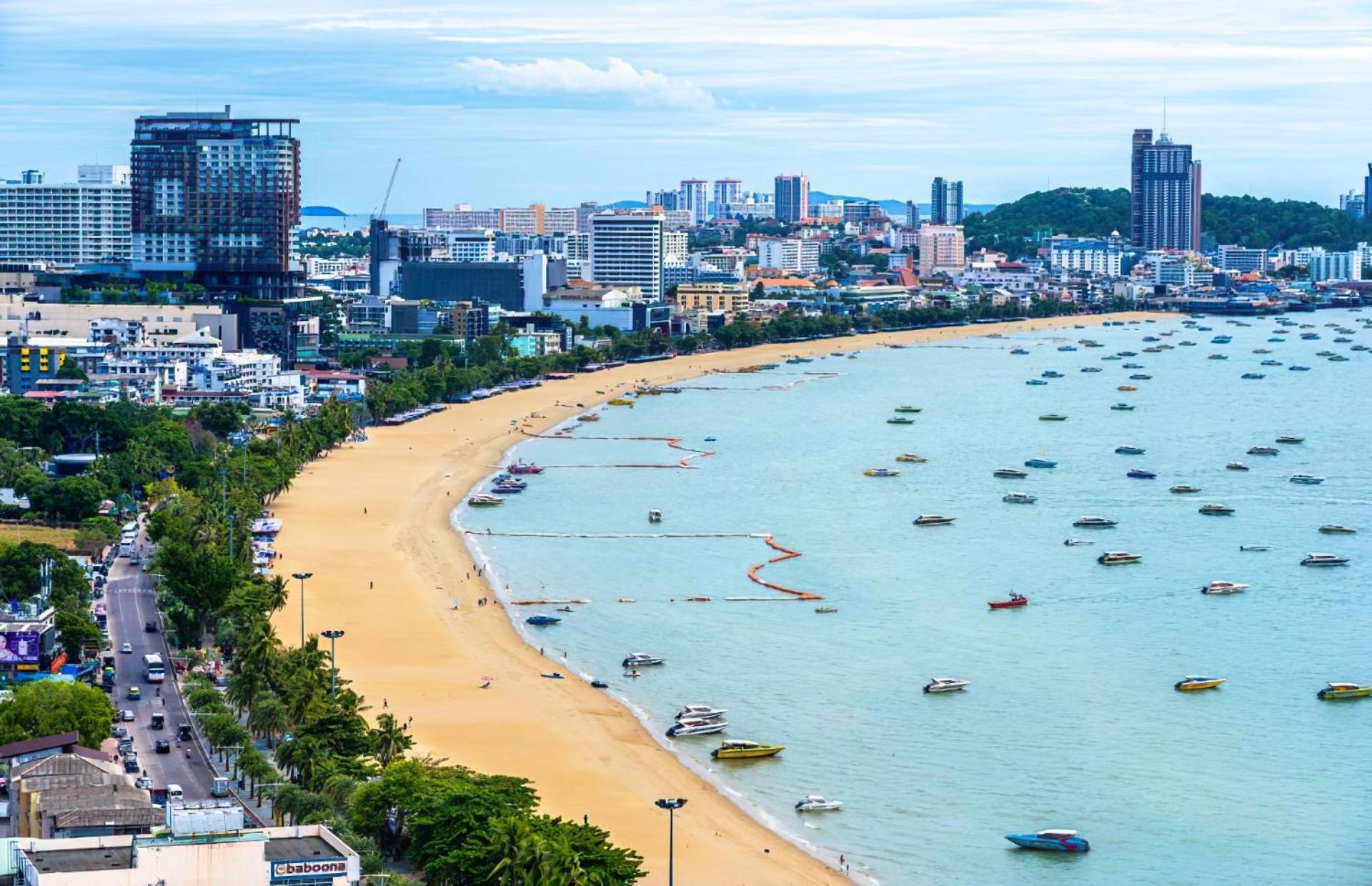Central Pattaya - Sea View Large Balcony Condo With Infinity Pool Экстерьер фото